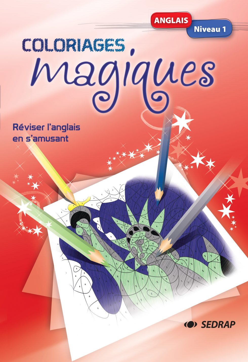 COLORIAGES MAGIQUES ANGLAIS Niveau 1  Sedrap