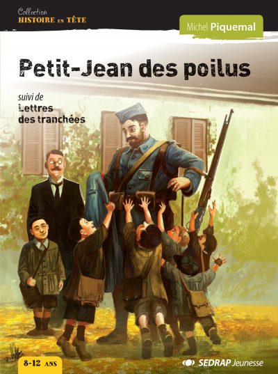 soldat entouré d'enfants