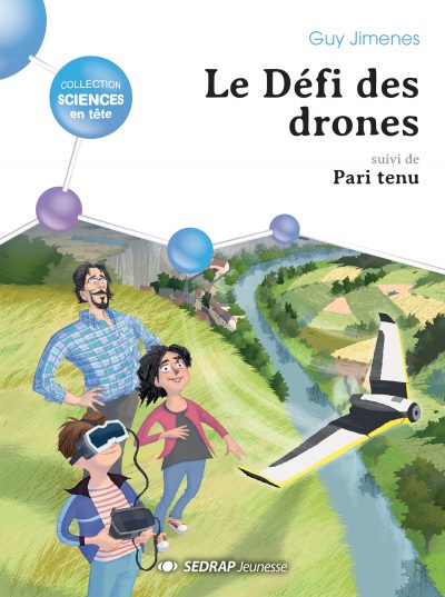 famille faisant voler un drône