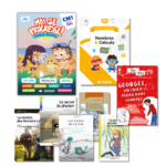 Lot Moi, je progresse ! - Cahier de vacances du CM1 vers le CM2 + Complément pédagogique + 6 Lectures (dont 1 roman bilingue)