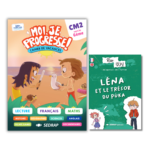 Lot Moi, je progresse ! - Cahier de vacances du CM2 vers la 6e + Roman bilingue